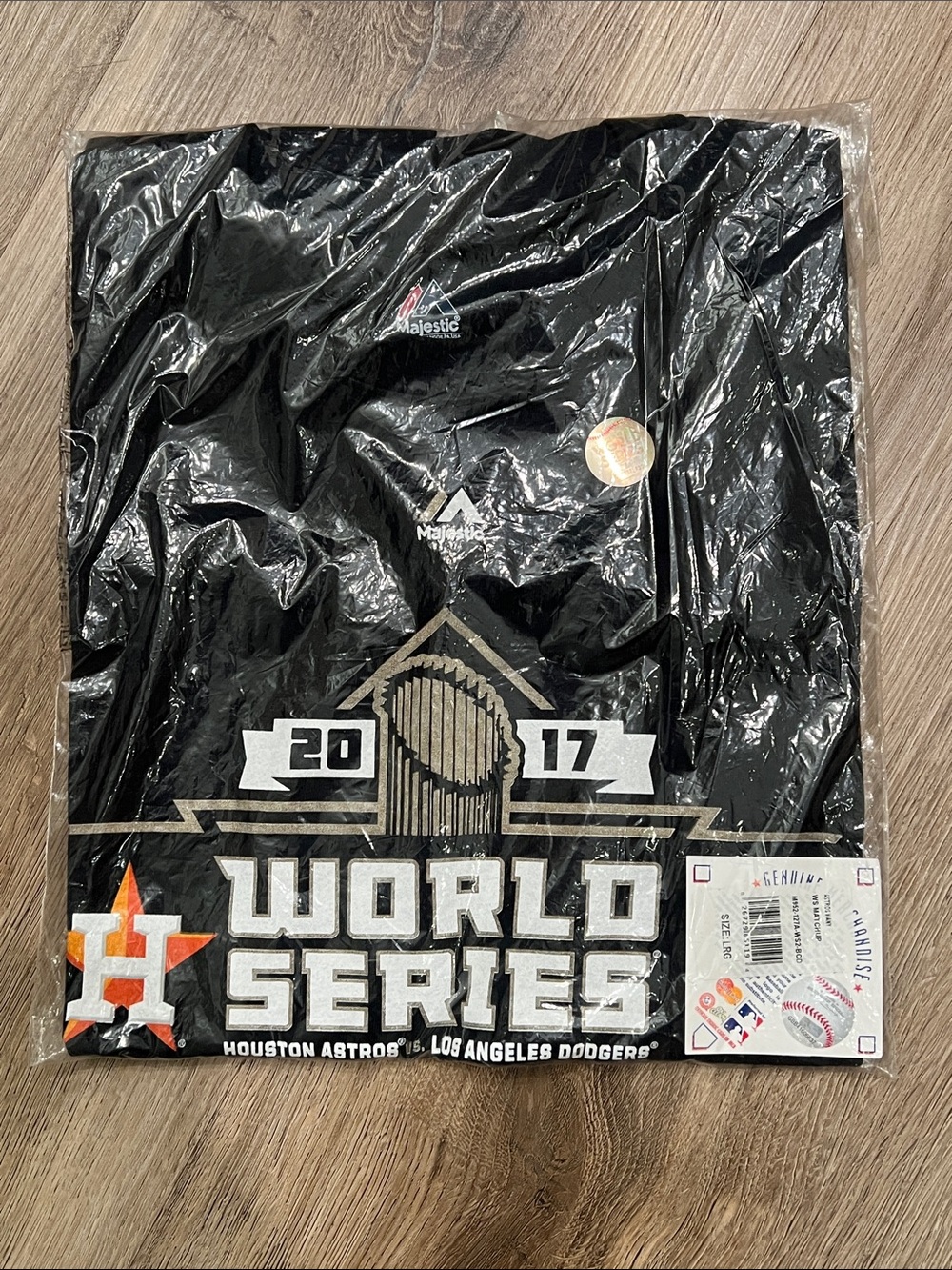 MLB World Series 2017 Houston Astros vs Los Angeles Dodgers Black T-shirt